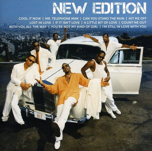 the album cover for New Edition - Icon