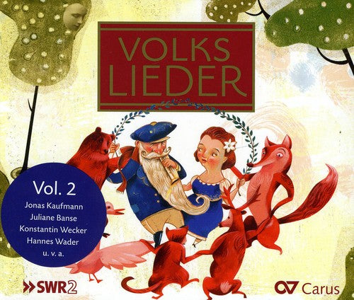 the album cover for German Folksongs - Volkslieder (German Folk Songs) 2