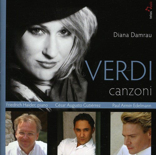 the album cover for Diana Damrau - Verdi Canzoni