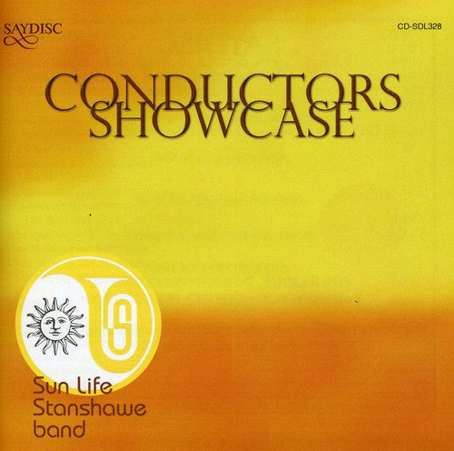 the album cover for Derek Bourgeois - Conductors Showcase: Sun Life Stanshawe Band