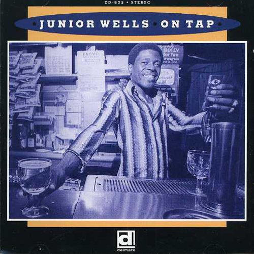 the album cover for Junior Wells - On Tap