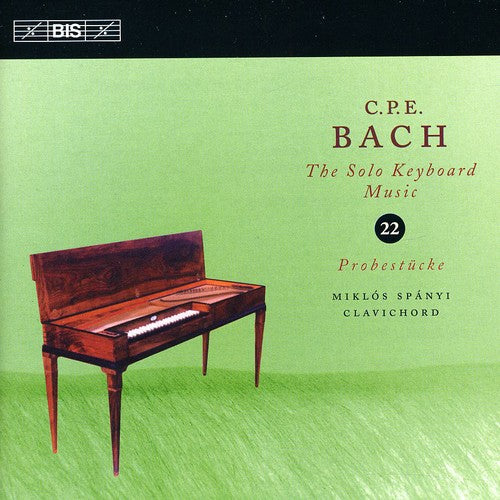 the album cover for Miklos Spanyi - Solo Keyboard Music 22