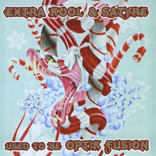 the album cover for Extra Kool & Satyre - Used to Be Optik Fusion