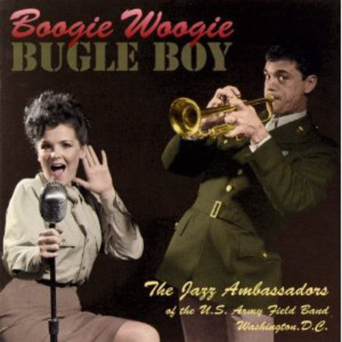 the album cover for US Army Field Band Jazz Ambassadors - Boogie Woogie Bugle Boy