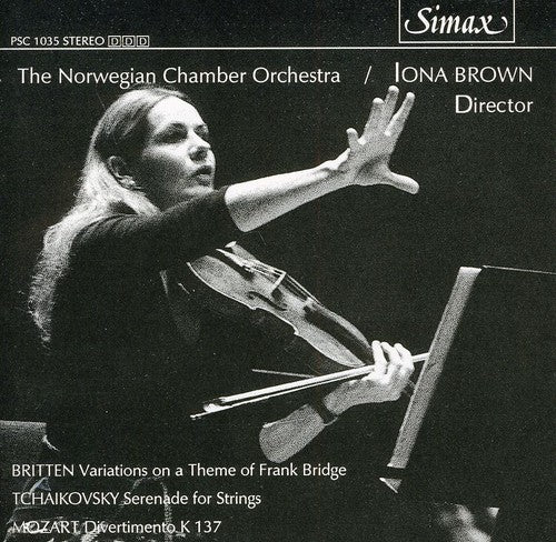 the album cover for Norwegian Chamber Orchestra - Divertimento in B Flat Major