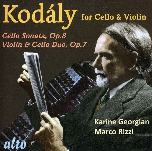 the album cover for Karine Georgian - Works for Cello & Violin