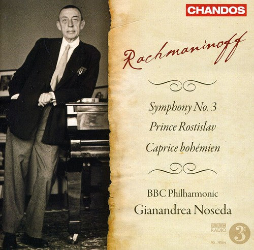 the album cover for Gianandrea Noseda - Sym 3 in Min / Prince Rostislav / Caprice Bohemien