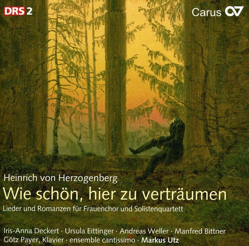the album cover for Markus Utz - Secular Choral Music 1