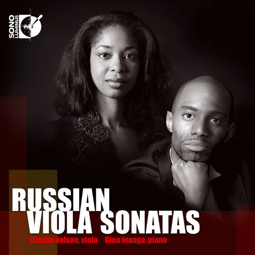 the album cover for Eliesha Nelson - Eliesha Nelson Plays Russian Viola Sonatas