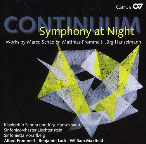 the album cover for William Maxfield - Continuum: Symphony at Night