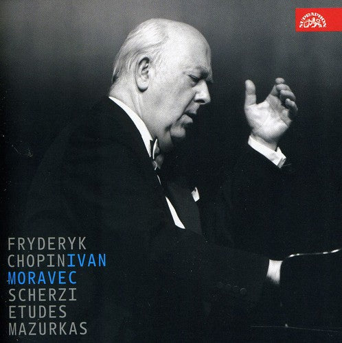 the album cover for Ivan Moravec - Scherzi Etudes & Mazurkas