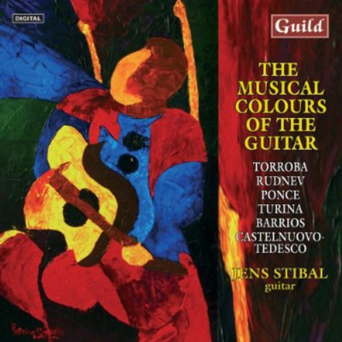 the album cover for Jens Stibal - Musical Colours of Guitar