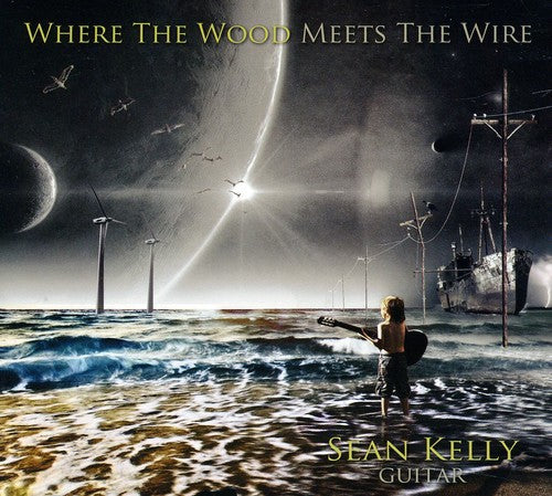 the album cover for Sean Kelly - Where the Wood Meets the Wire