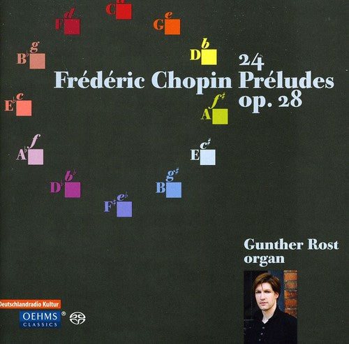 the album cover for Gunther Rost - 24 Preludes Op 28