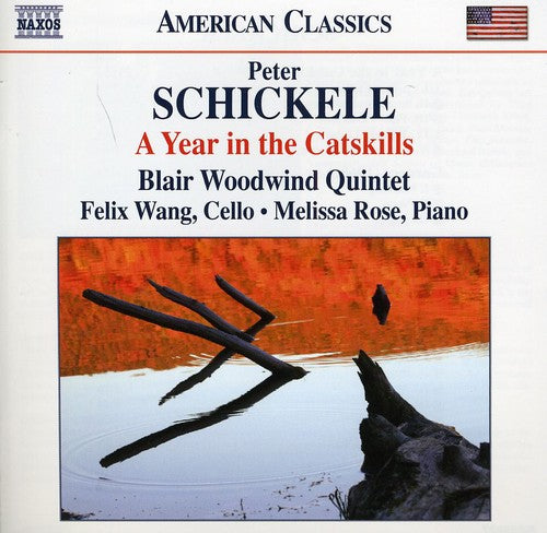 the album cover for Blair Woodwind Quintet - Year in the Catskills