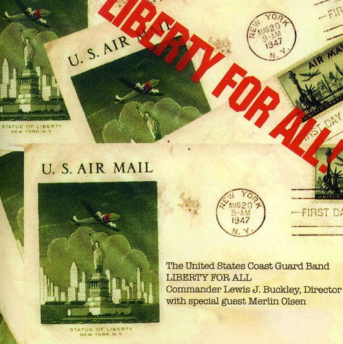 the album cover for Merlin Olsen - Liberty for All