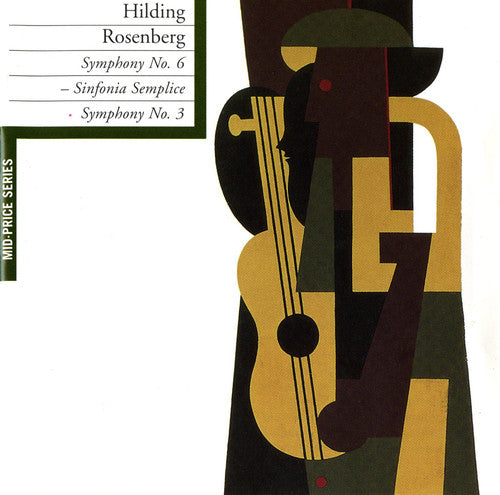 the album cover for Hilding Rosenberg - Symphony 3 & 6