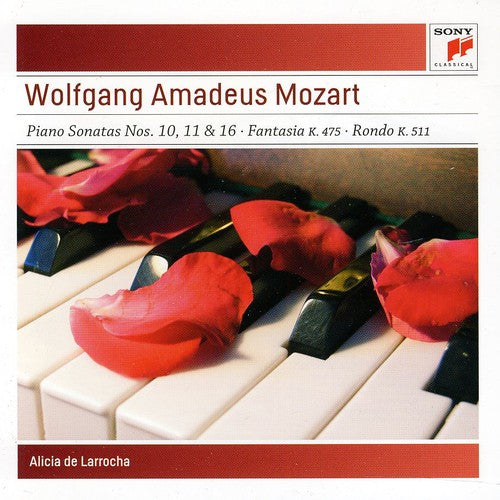 the album cover for Mozart / De Alicia Larrocha - Piano Sonatas