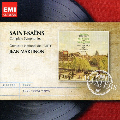 the album cover for Saint-Saens / Jean Martinon - Complete Symphonies