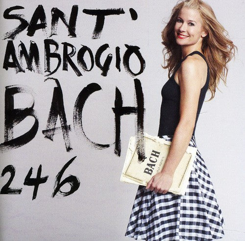 the album cover for Sara Sant'Ambrogio - Cello Suites 2 & 4 & 6