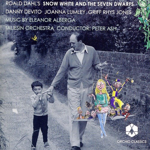 the album cover for Peter Ash - Roald Dahl's Snow White & the Seven Dwarfs