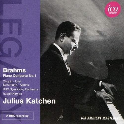 the album cover for Julius Katchen - Ica Classics Legacy