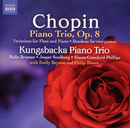 the album cover for Kungsbacka Piano Trio - Piano Trio Op 8 / Variations for Flute & Piano