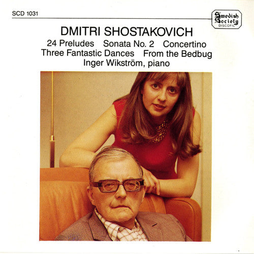 the album cover for Shostakovich / Wikstrom - 24 Preludes Sonata 2