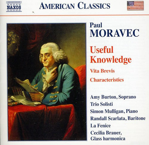 the album cover for Paul Moravec - Useful Knowledge / Vita Brevis & Characteristics