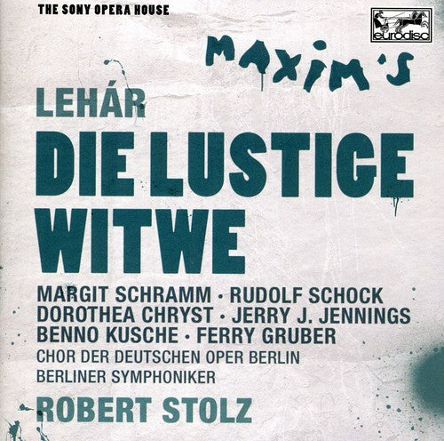 the album cover for Lehar / Schramm / Berlin Sym Orch / Stolz - Merry Widow