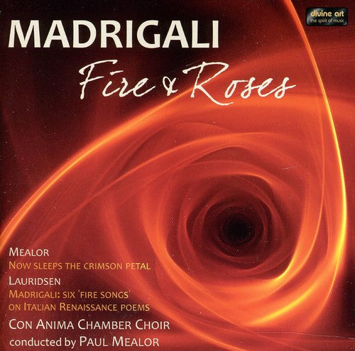 the album cover for Paul Mealor - Fire & Roses