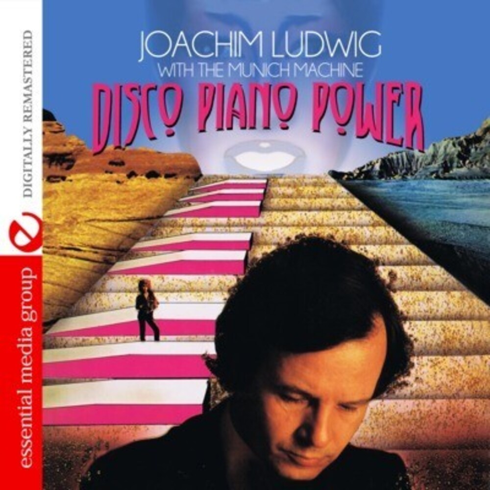 the album cover for Joachim Ludwig - Disco Piano Power