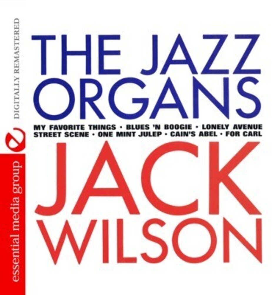 the album cover for Jack Wilson - Jazz Organs