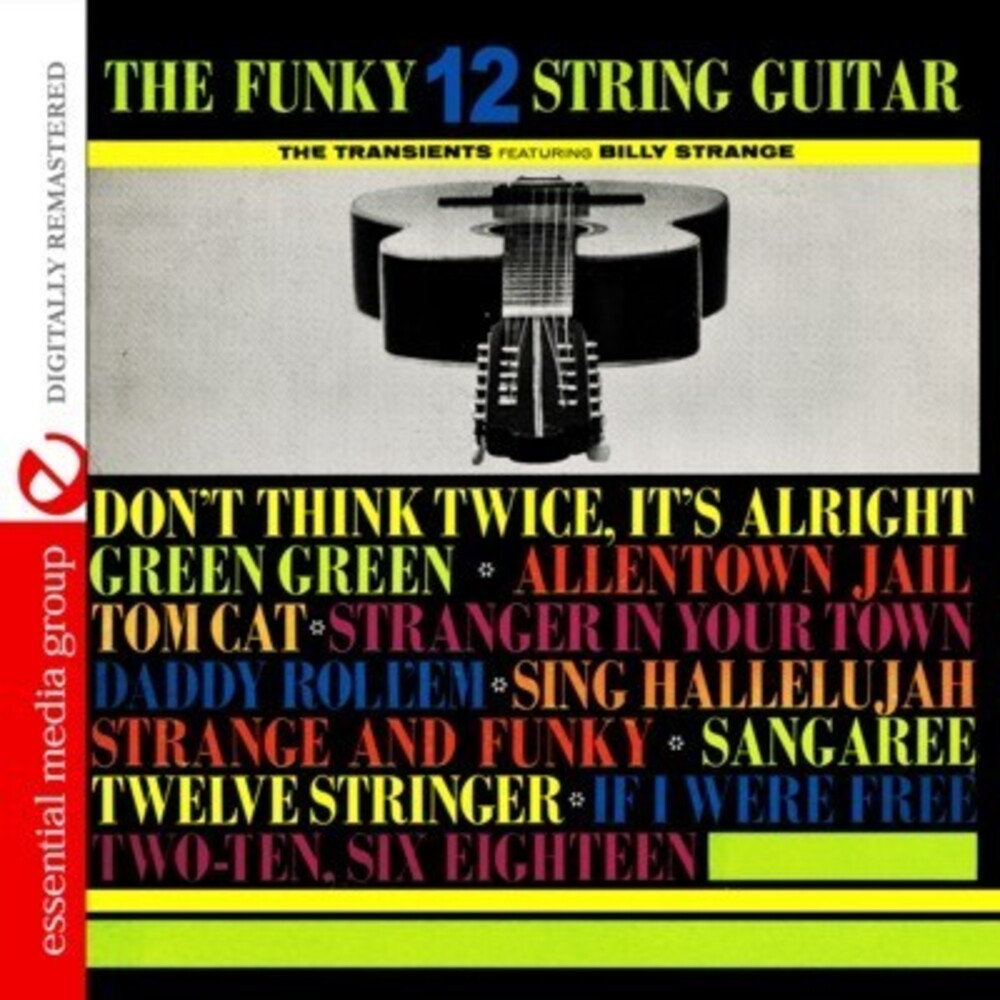 the album cover for Transients - Funky 12 String Guitar