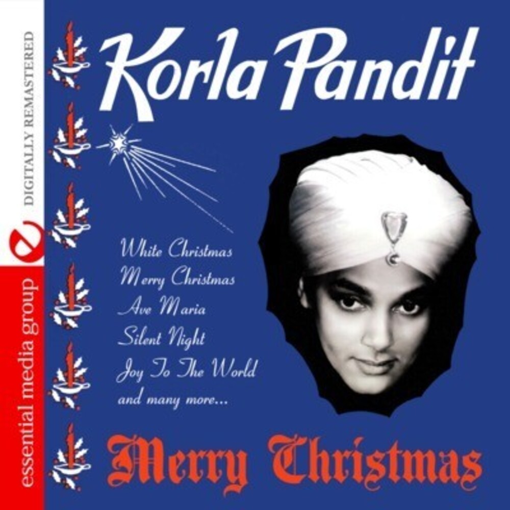 the album cover for Korla Pandit - Merry Christmas