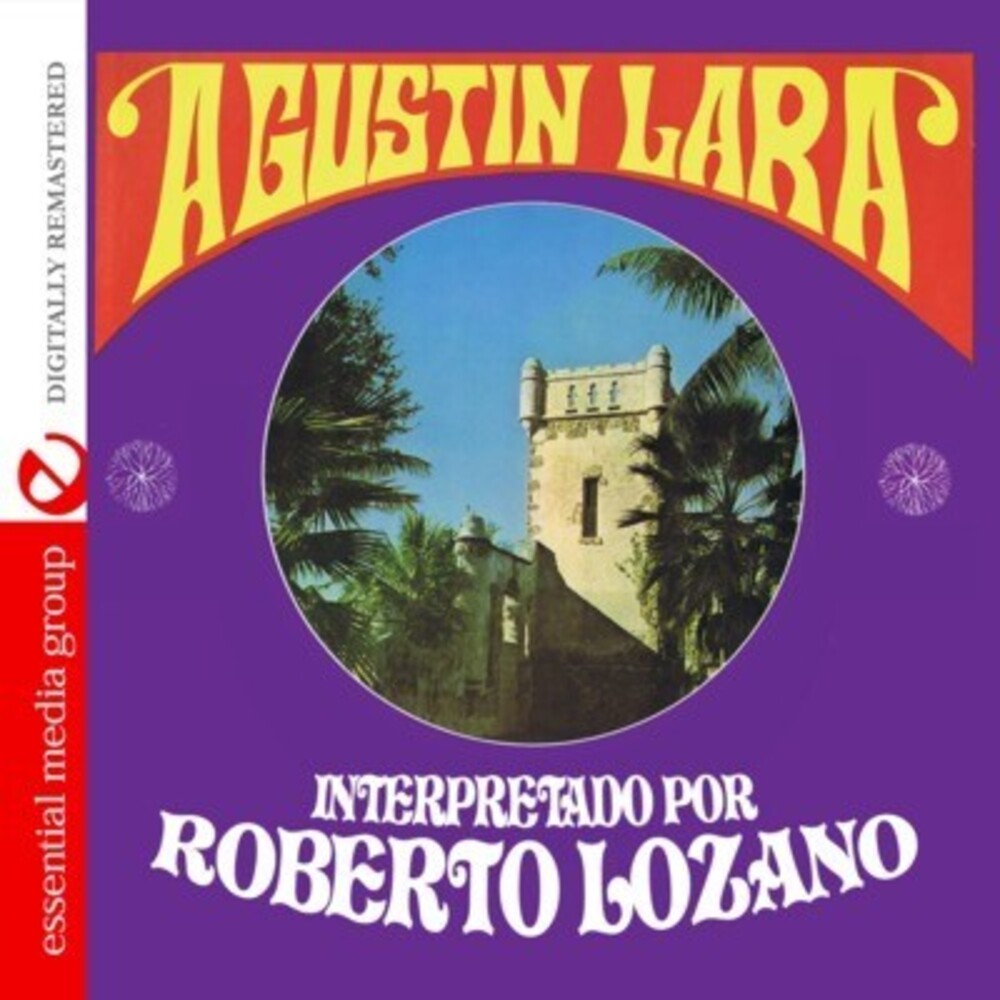 the album cover for Roberto Lozano - Songs of Agustin Lara