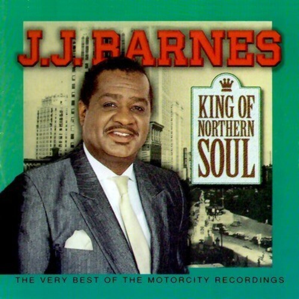 the album cover for J Barnes J - King of Northern Soul