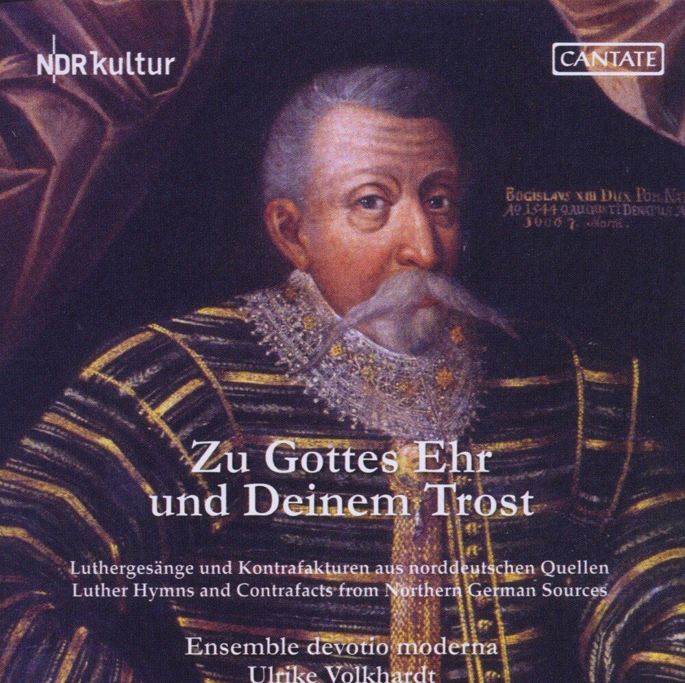 the album cover for Ulrike Volkhardt / Ensemble Devotion Moderna - Zu Gottes Her Und Deinem Trost