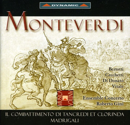 the album cover for Ensemble Concerto - Il Combattimento Di Tancredi E Clorinda & Madrigal