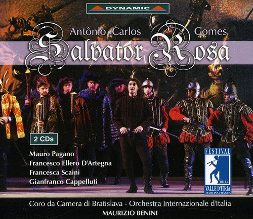 the album cover for Mauro Pagano - Salvator Rosa