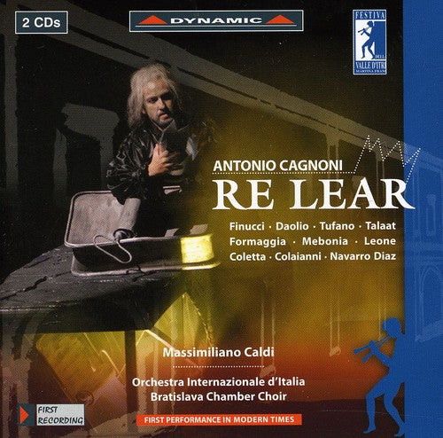 the album cover for Massimiliano Caldi - Re Lear