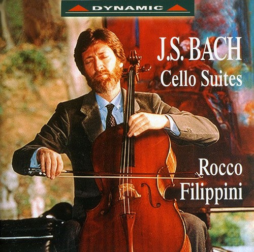 the album cover for Rocco Filippini - Six Suites for Solo Cello