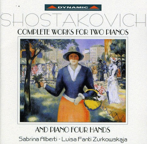 the album cover for Luisa Fanti Zurkowskaja - Two Pianos & Four Hands