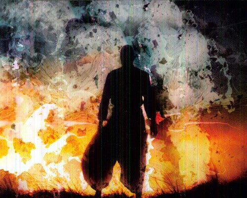 the album cover for Liquid Landscape - Nightingale Express