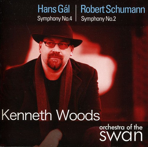 the album cover for Kenneth Woods - Symphony No. 4 / Symphony No. 2