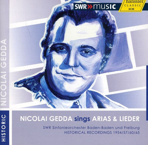 the album cover for Nicolai Gedda - Nicolai Gedda Sings Arias & Lieder
