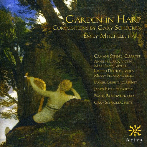 the album cover for Emily Mitchell - Garden in Harp