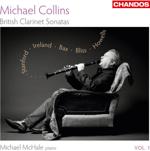 the album cover for Michael Collins - British Clarinet Sonatas 1