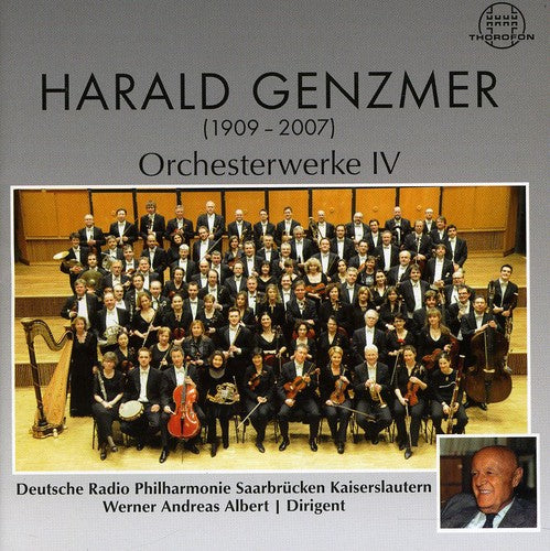the album cover for Genzmer / Albert / Deutsche Radio Philharmonie - Orchestra Works 4