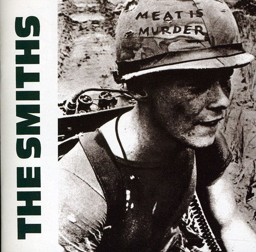 the album cover for The Smiths - Meat Is Murder